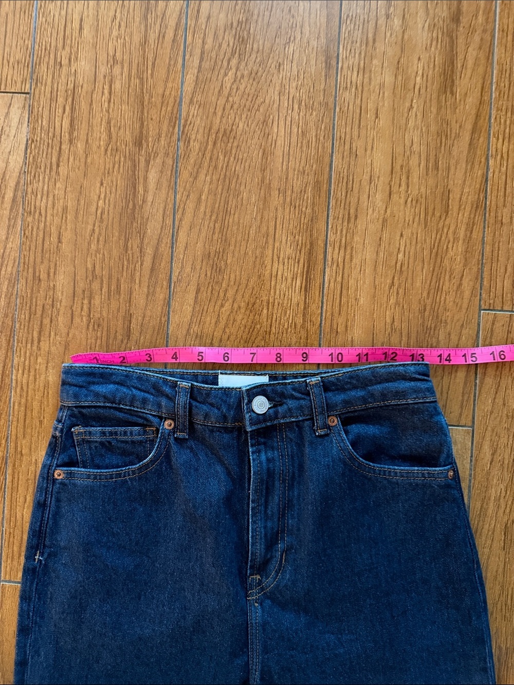 Reformation Etta High Rise Stacked Slim Jeans- size 26 - Picture 4 of 8